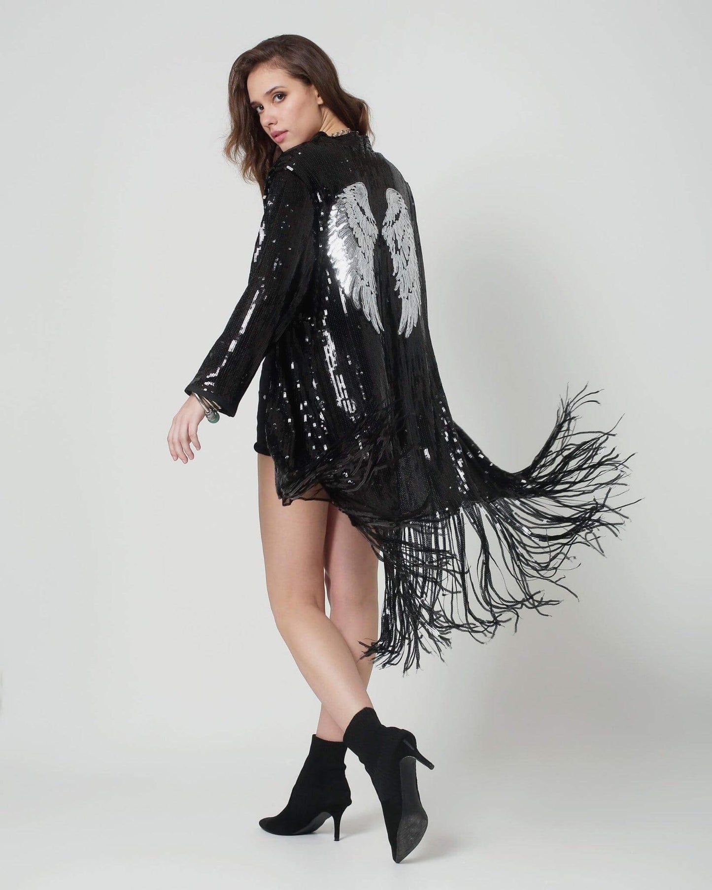 Sequin Kimono