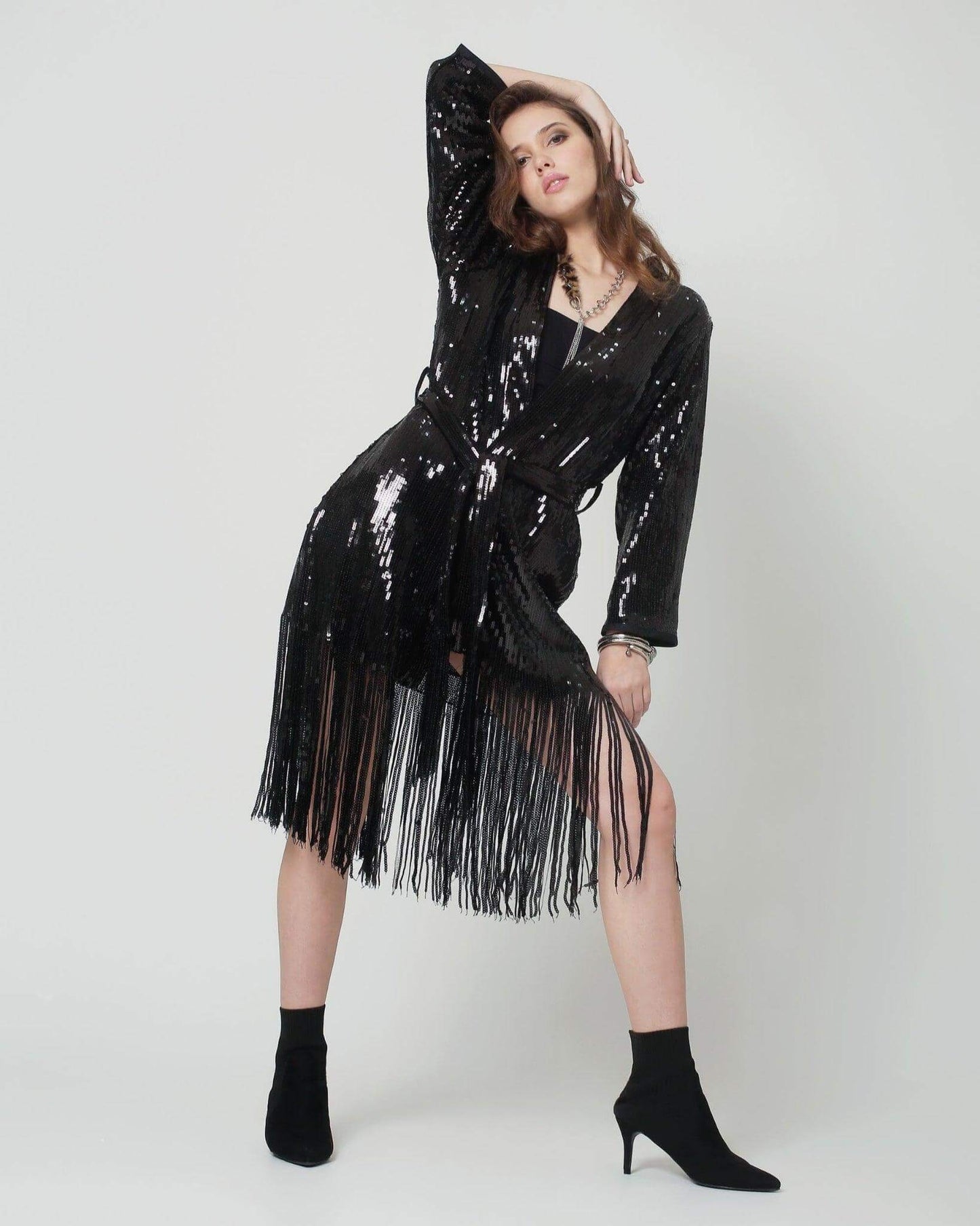Sequin Kimono