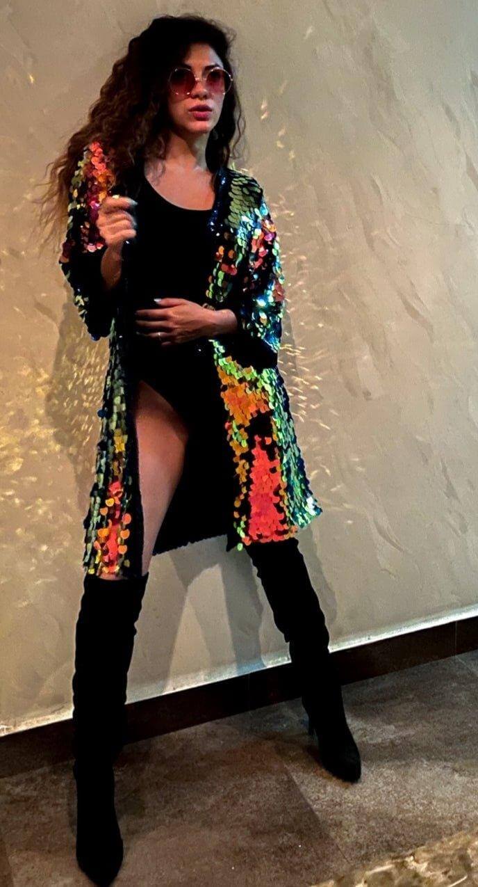 Sequin Kimono