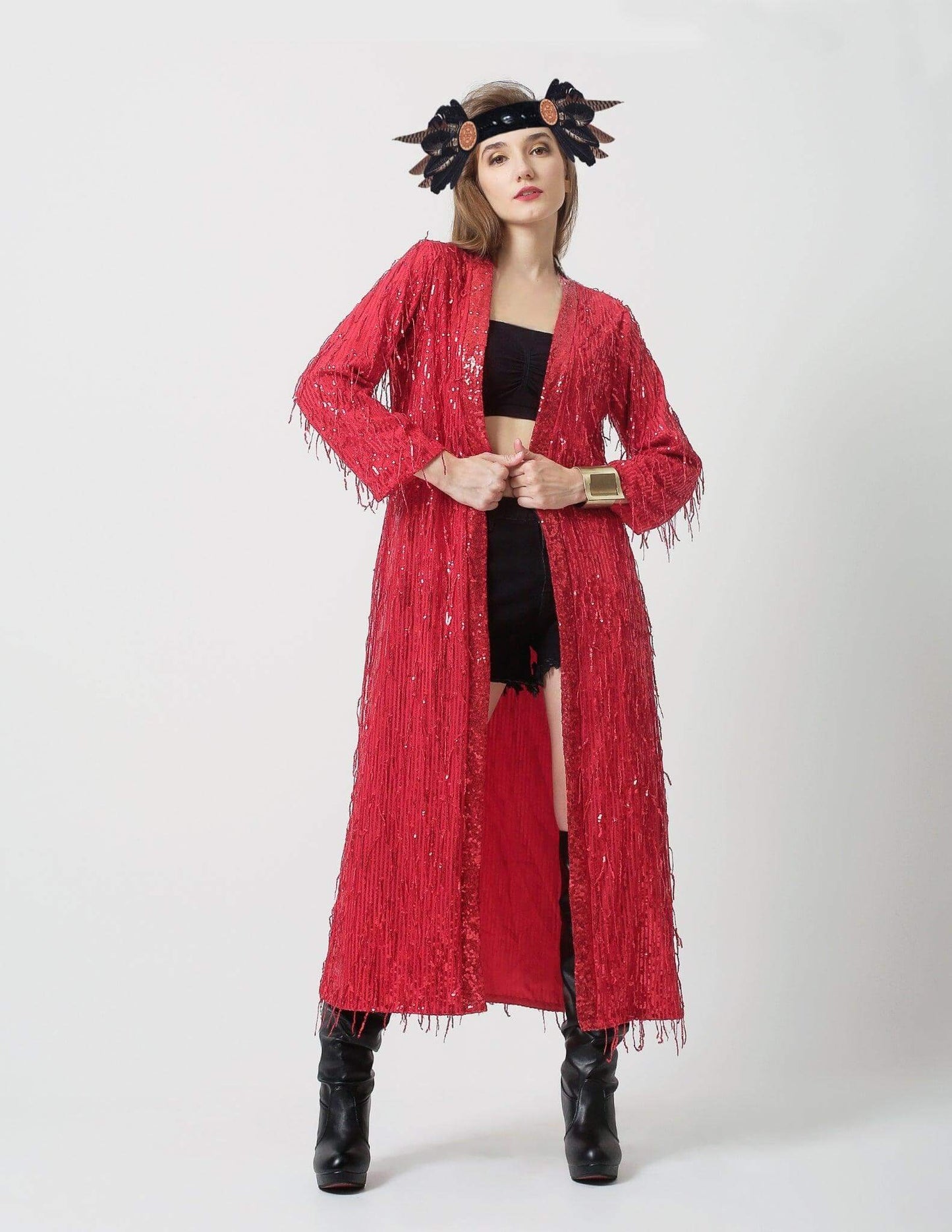 Sequin Kimono