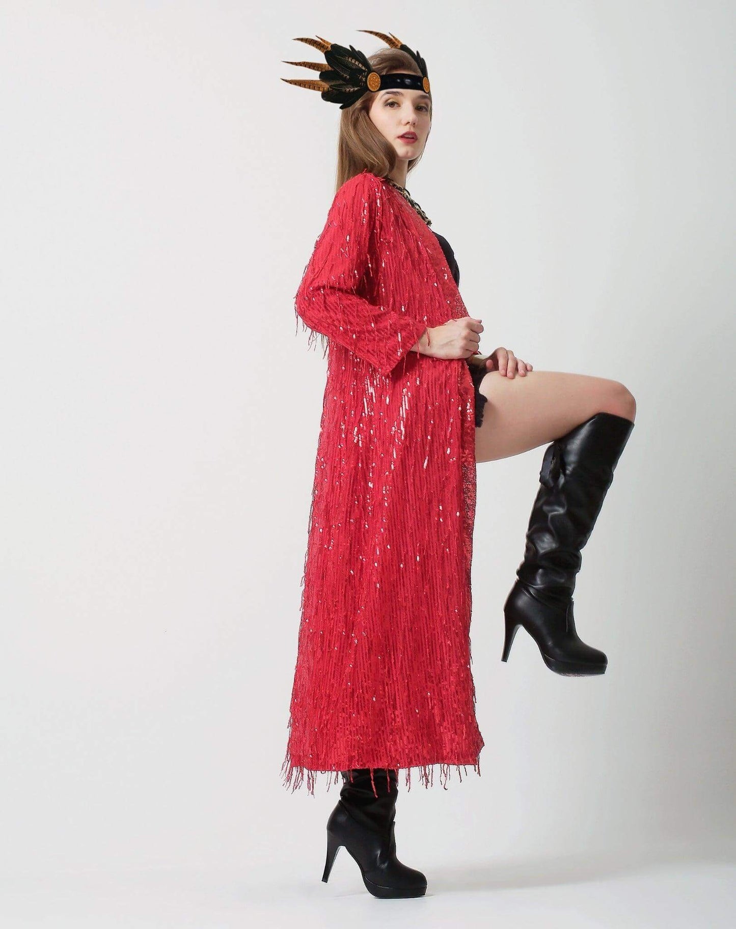 Sequin Kimono