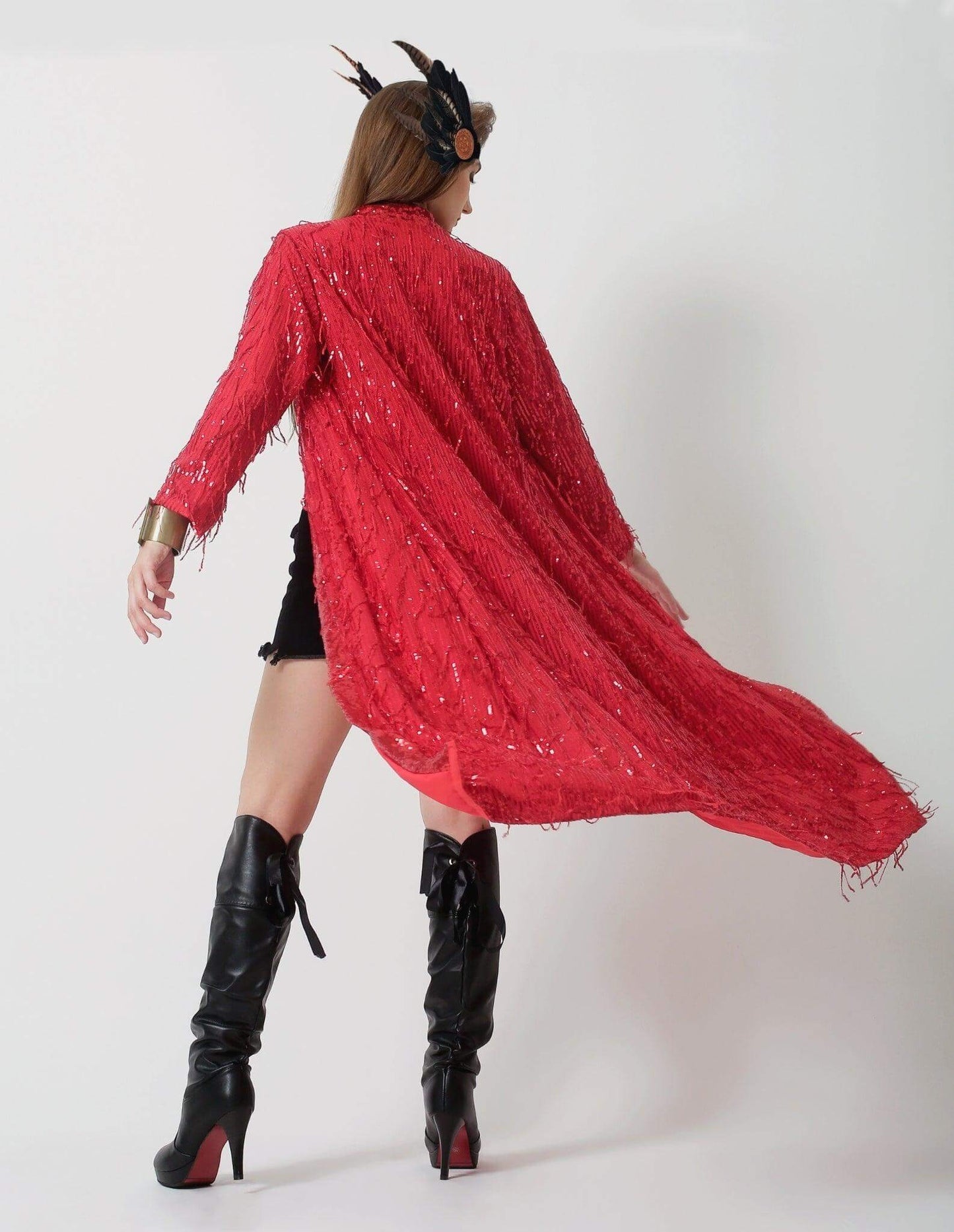 Sequin Kimono