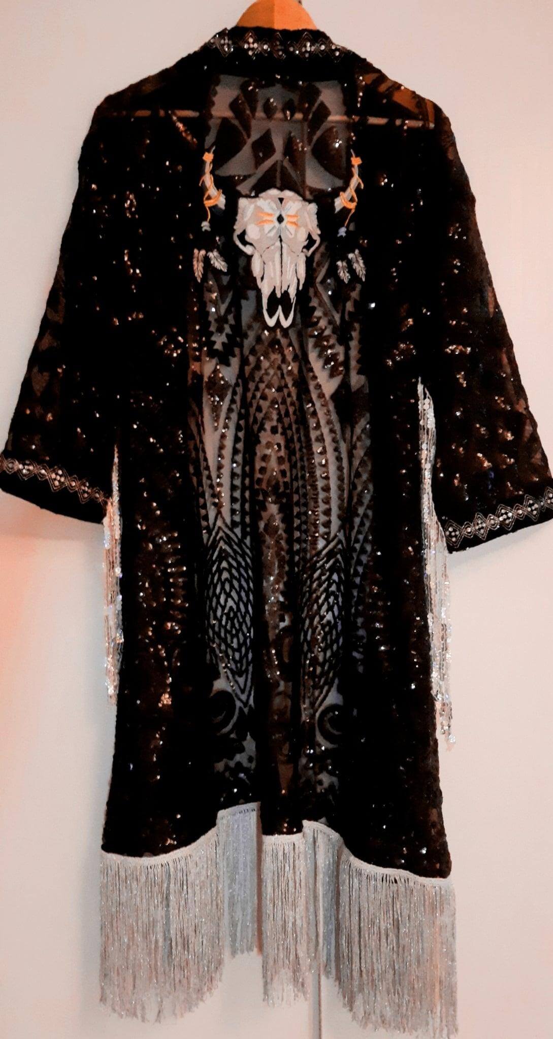 Sequin Kimono