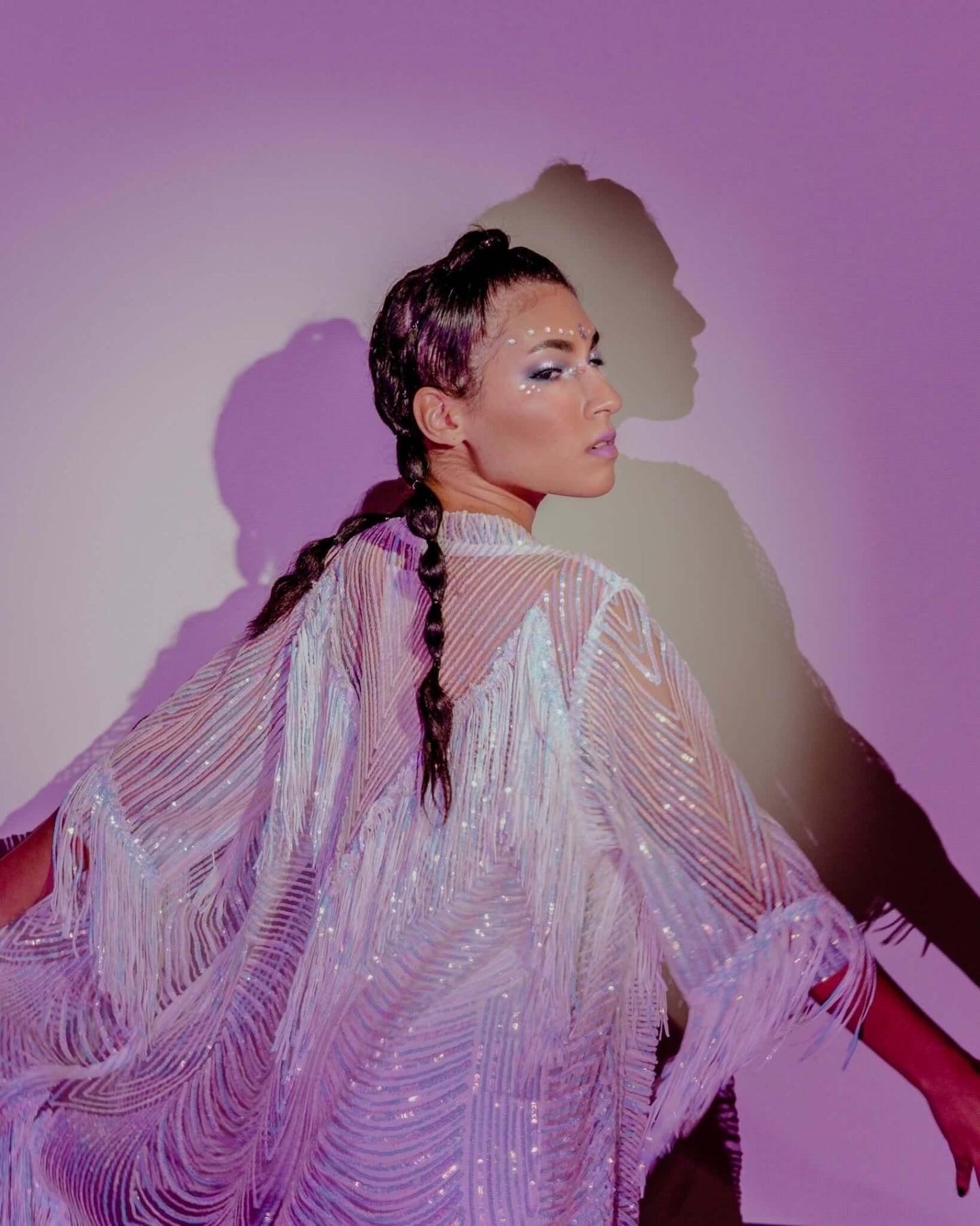 Sequin Kimono