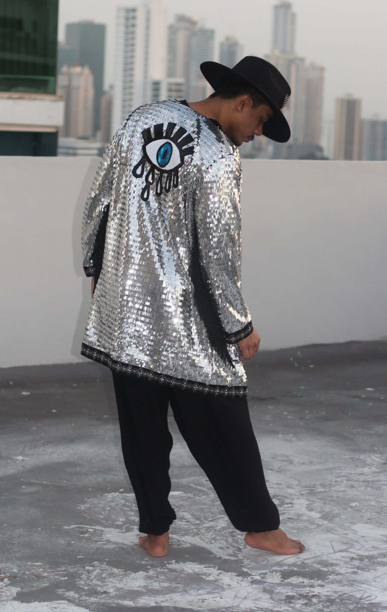 Sequin Kimono