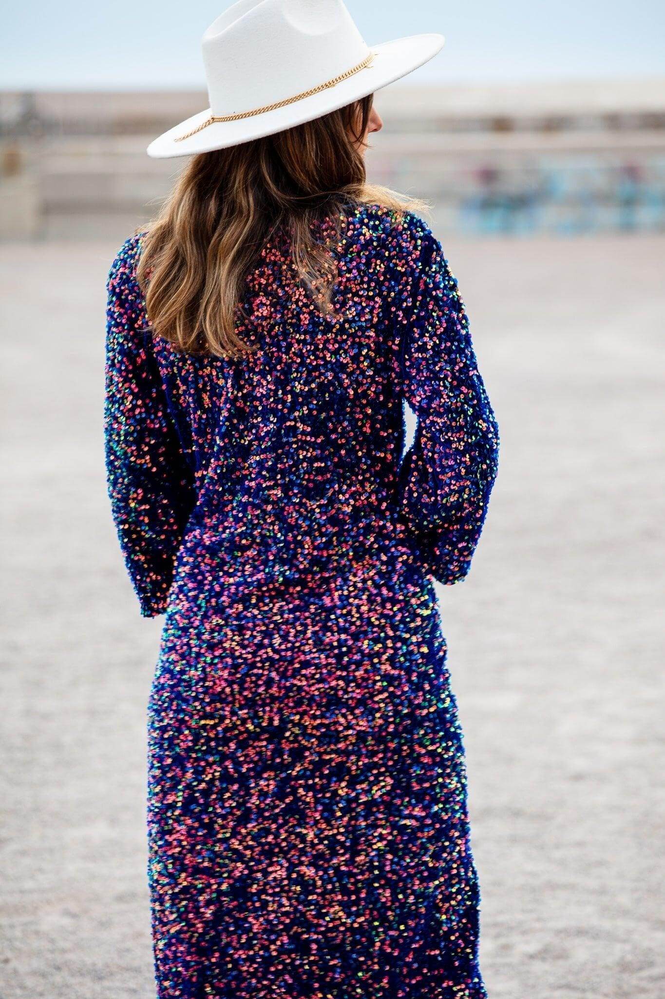Sequin Kimono