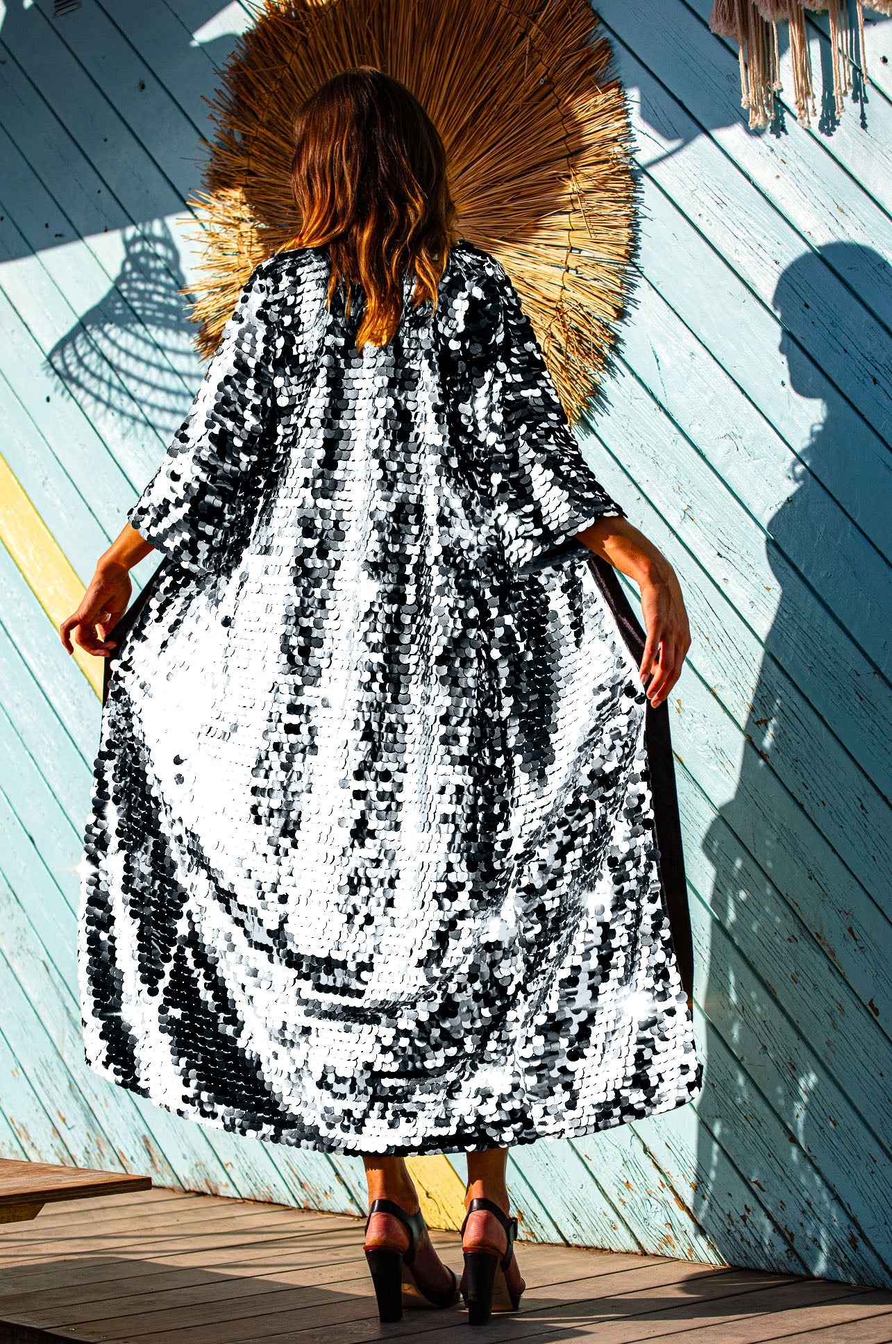 Sequin Kimono