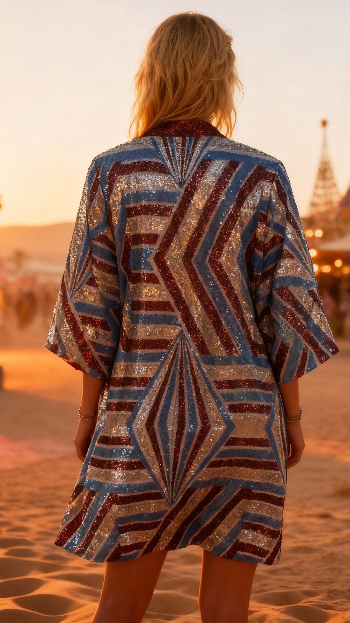 Sequin Kimono
