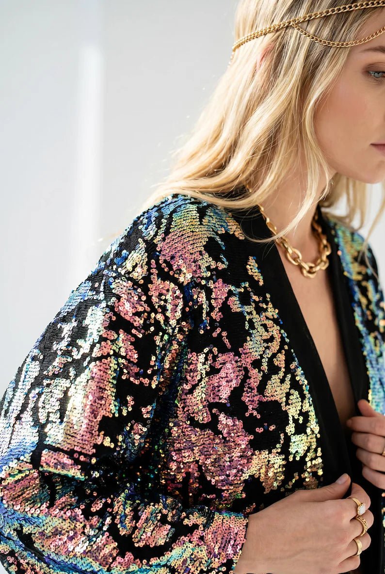 Sequin Kimono