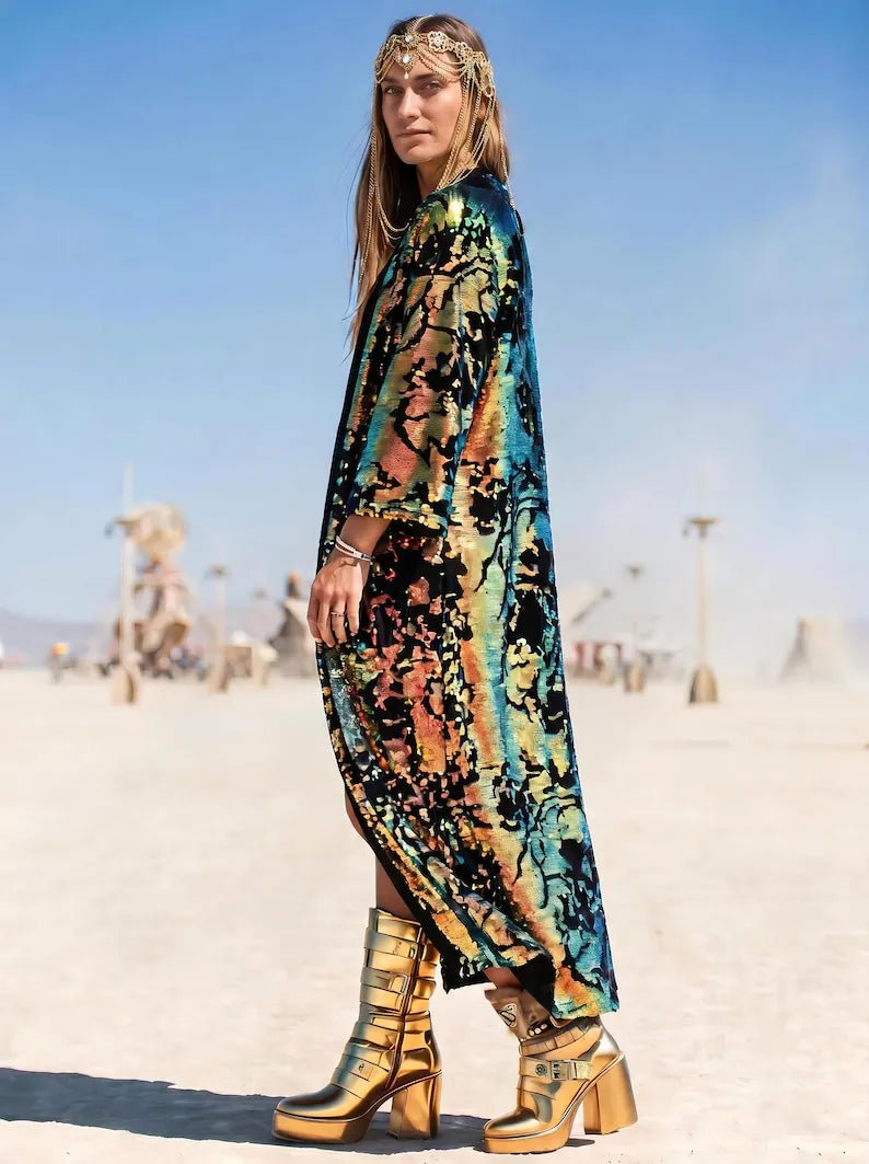 Sequin Kimono
