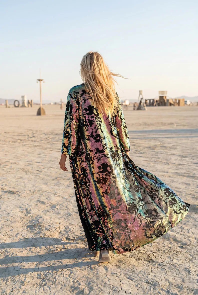 Sequin Kimono