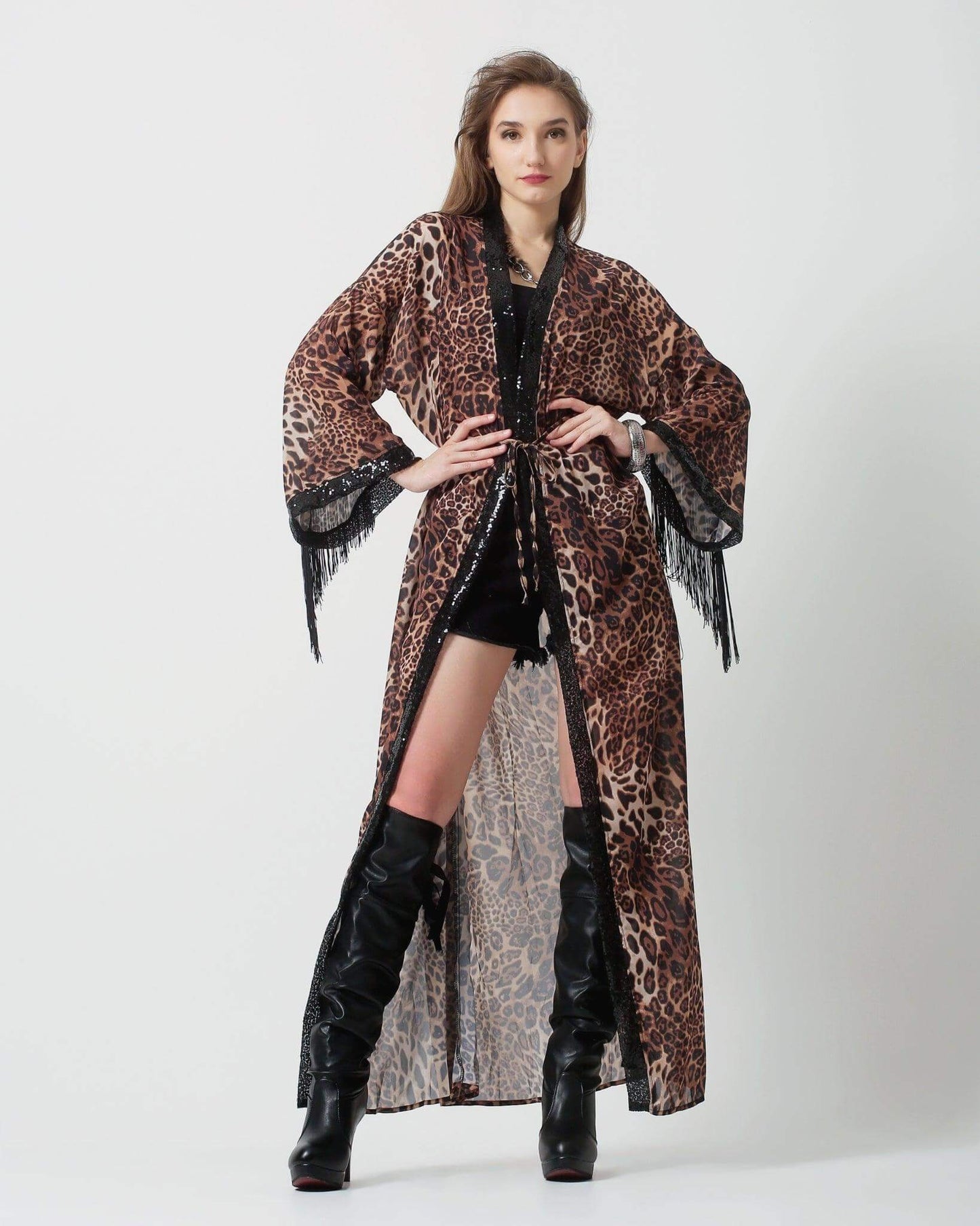 Sequin Kimono