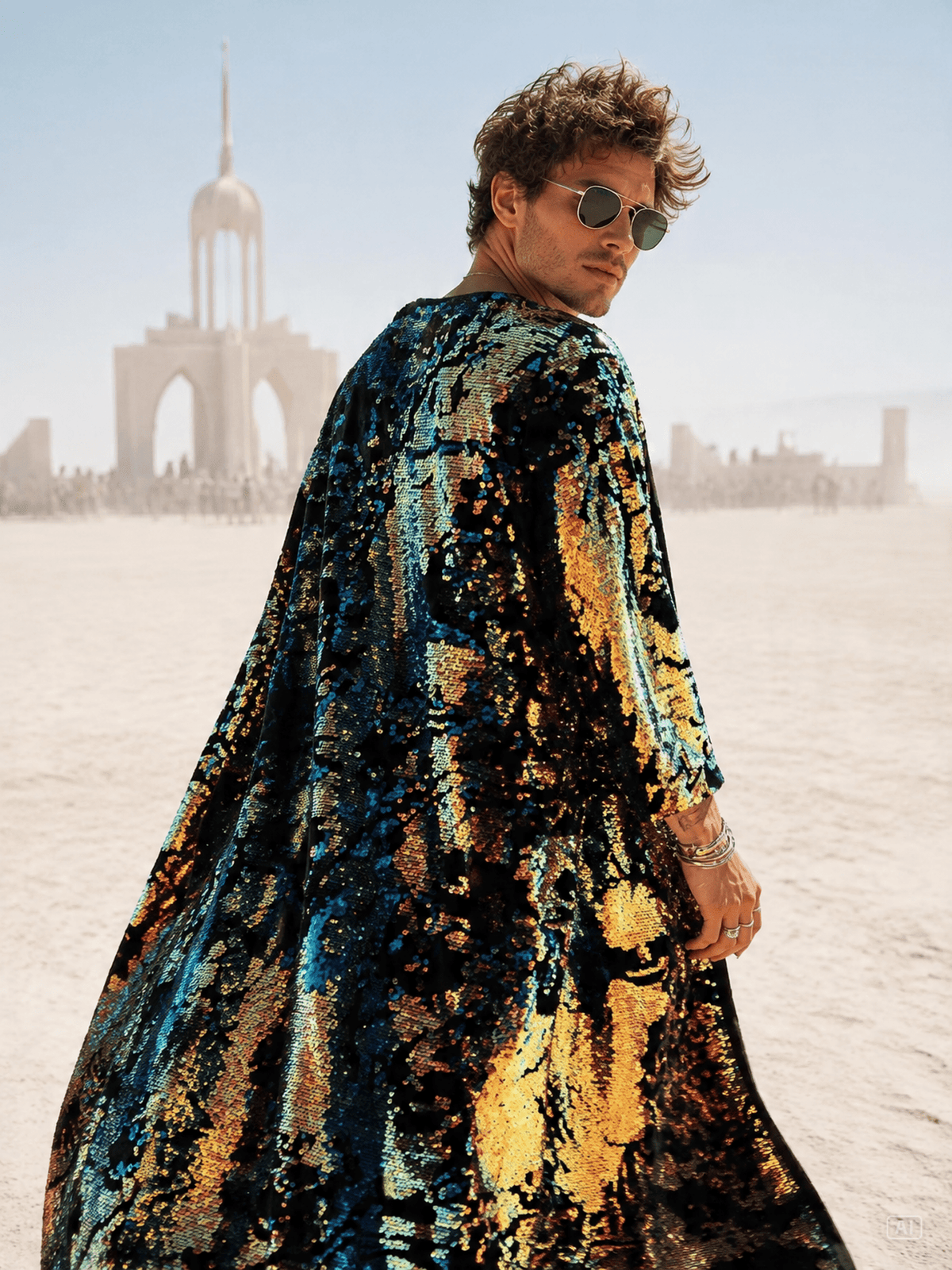 Sequin Kimono