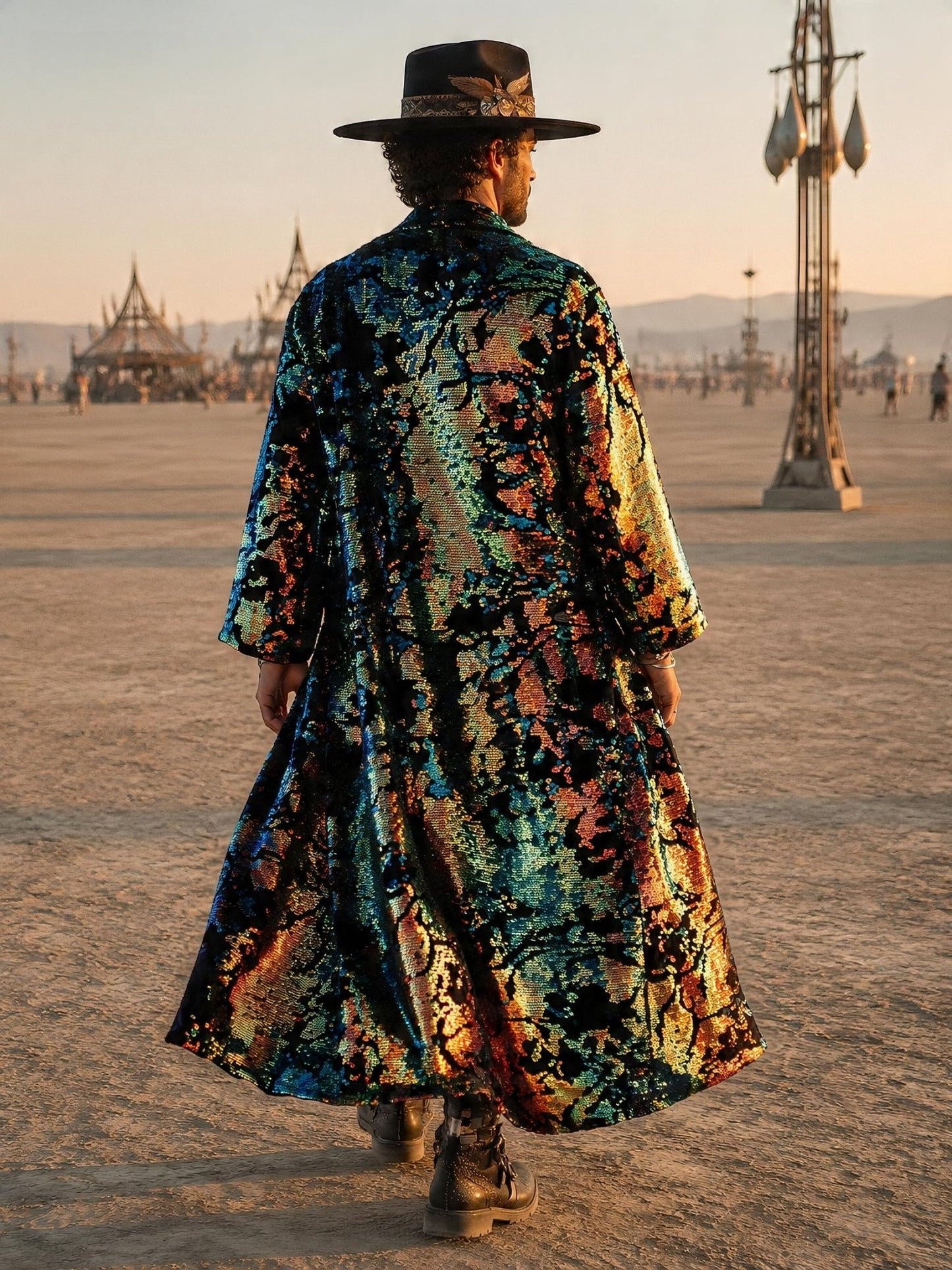 Sequin Kimono