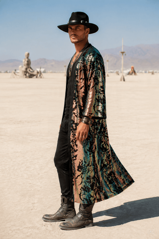 Sequin Kimono