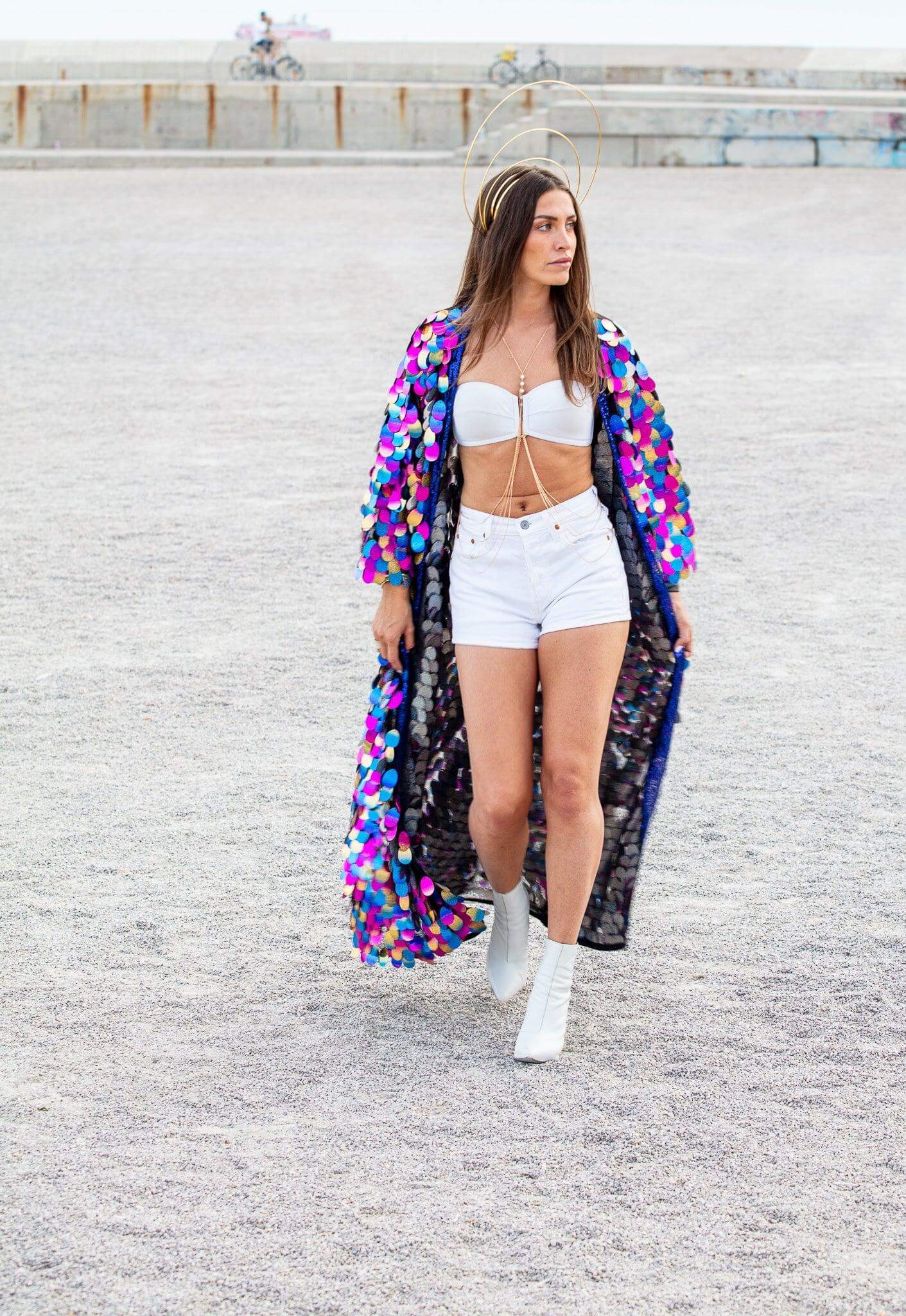 Sequin Kimono