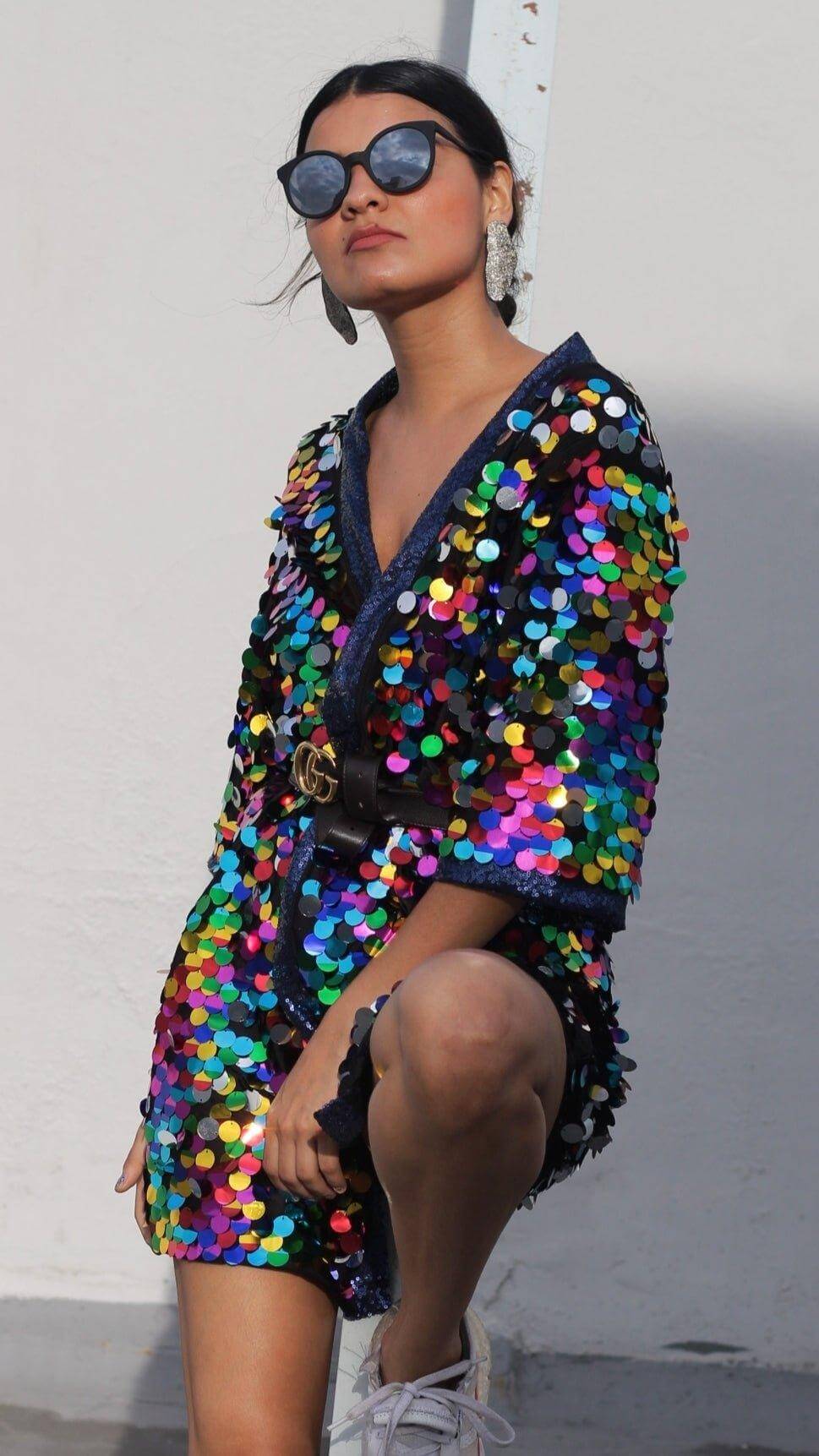 Sequin Kimono