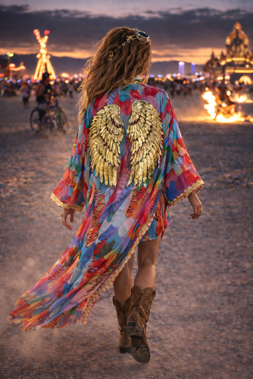 Sequin Kimono