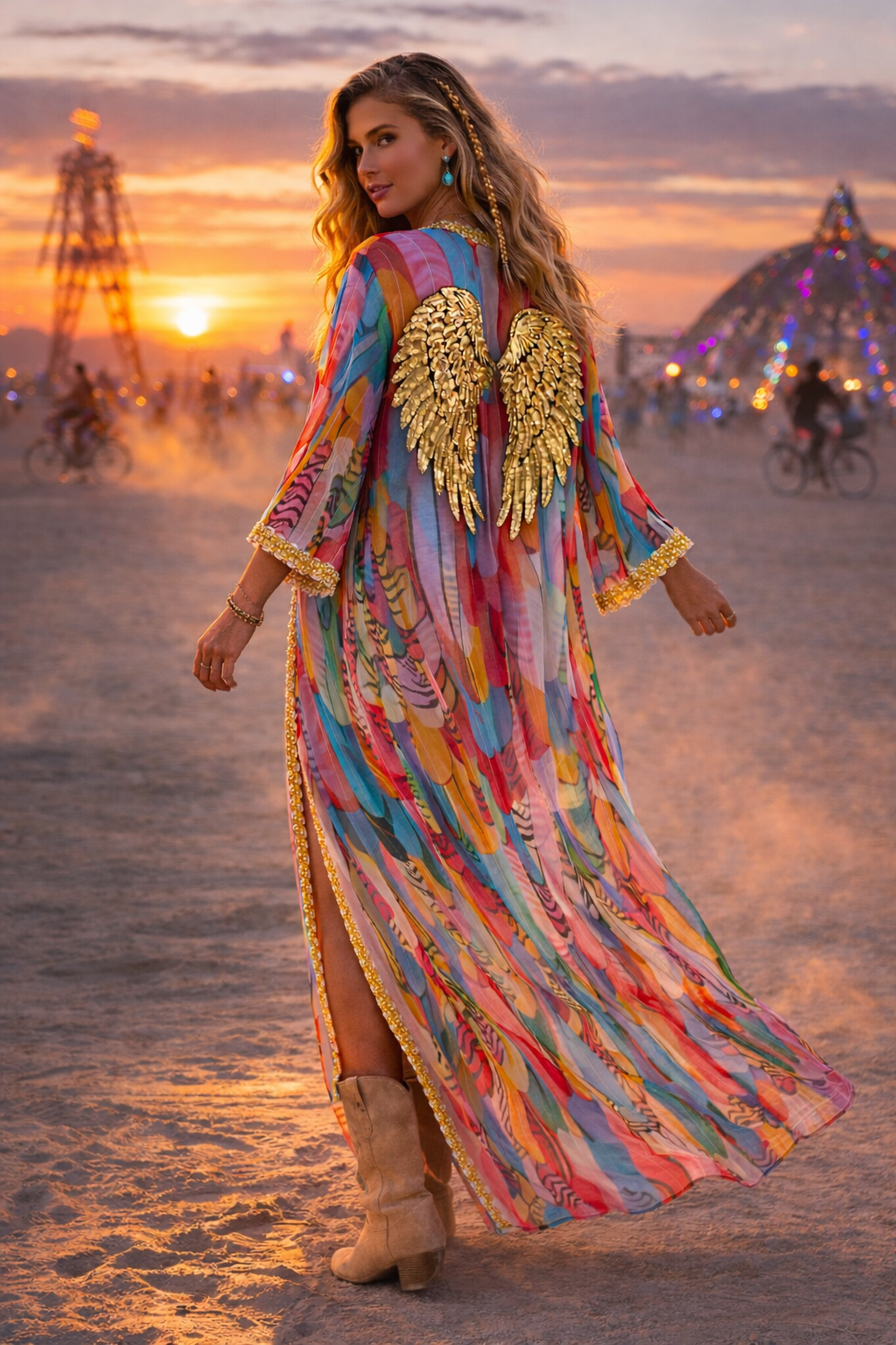 Sequin Kimono