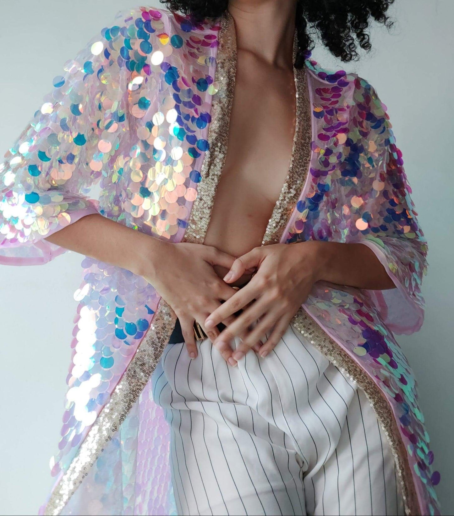 Sequin Kimono