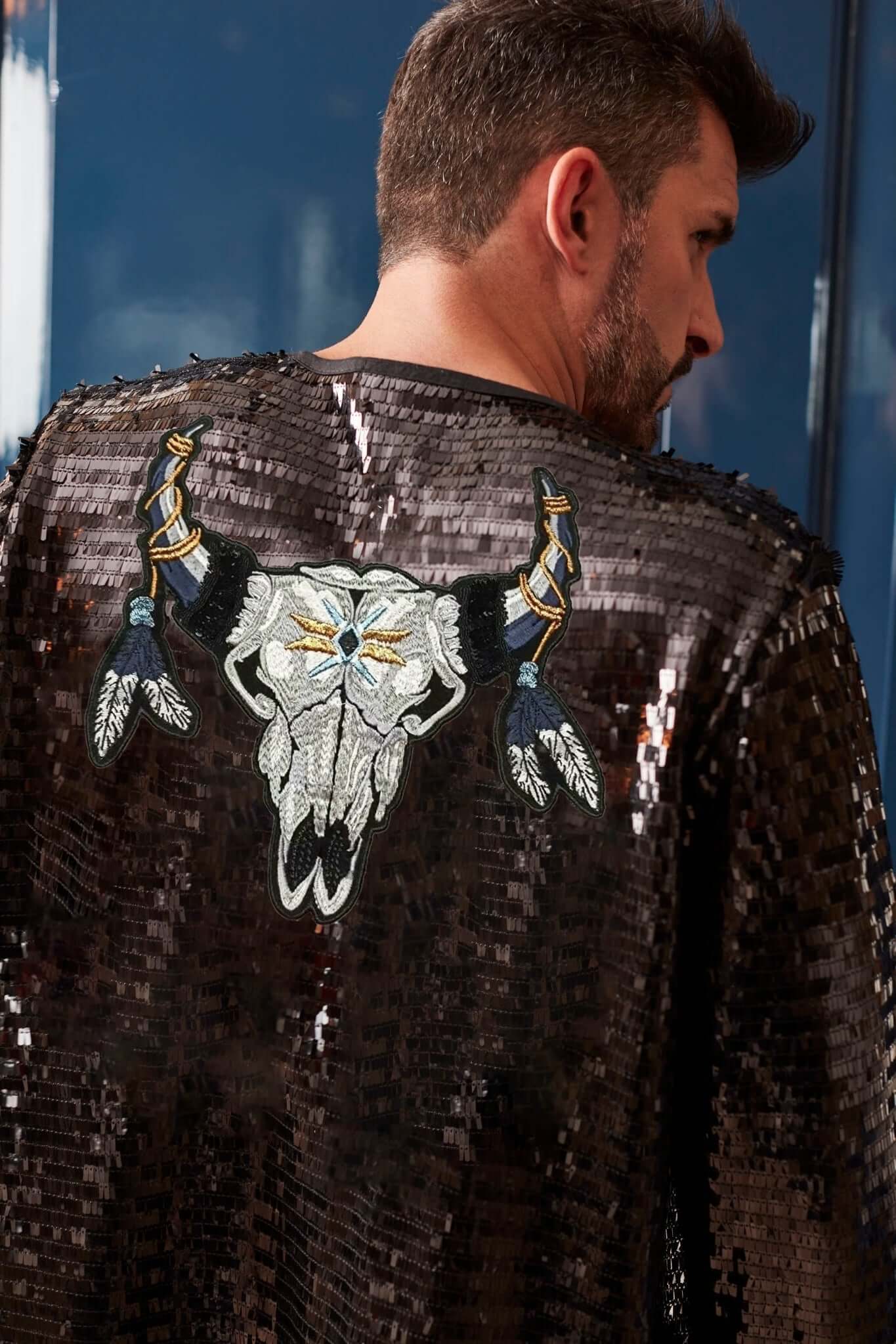 Sequin Kimono