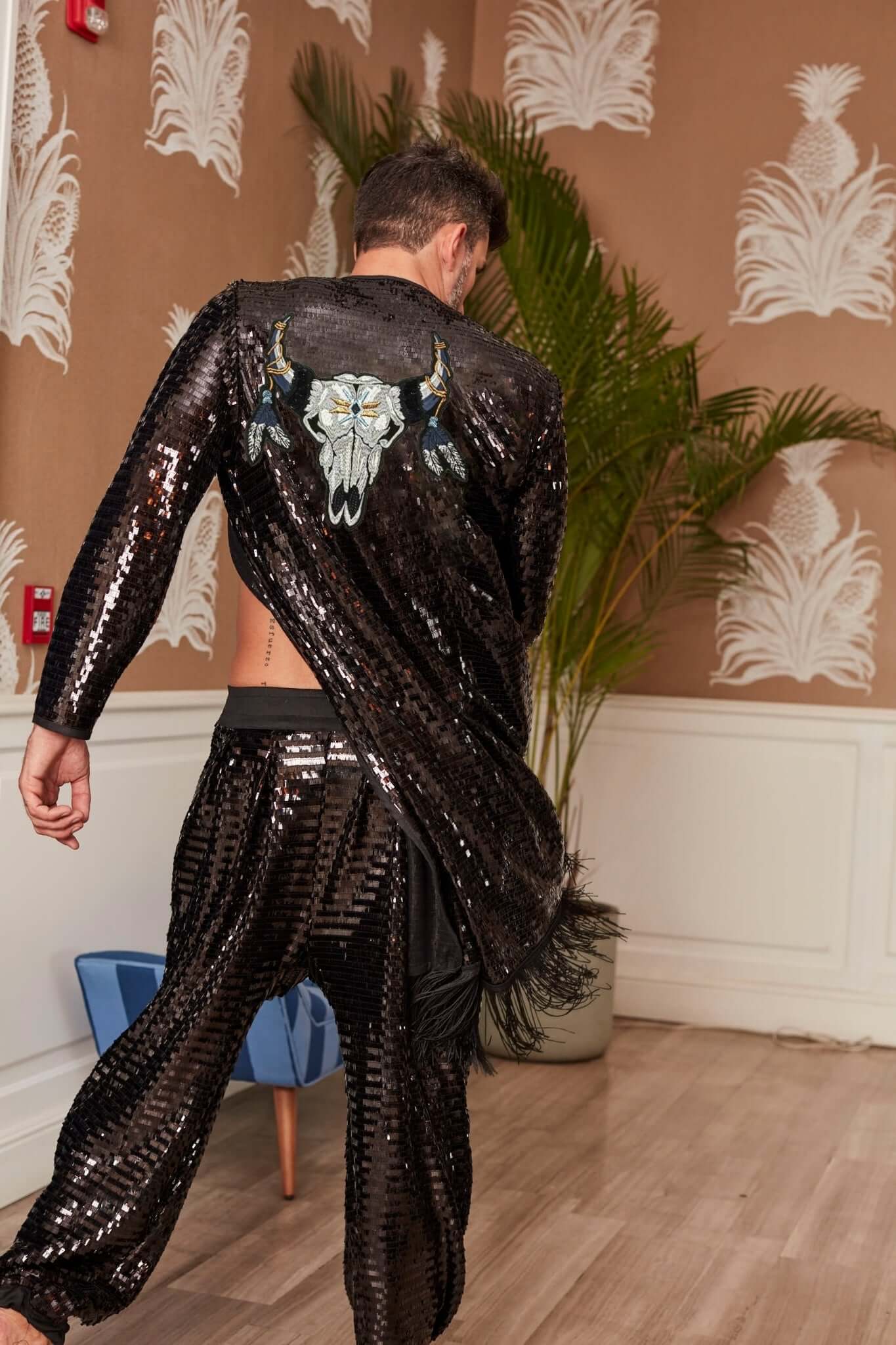 Sequin Kimono