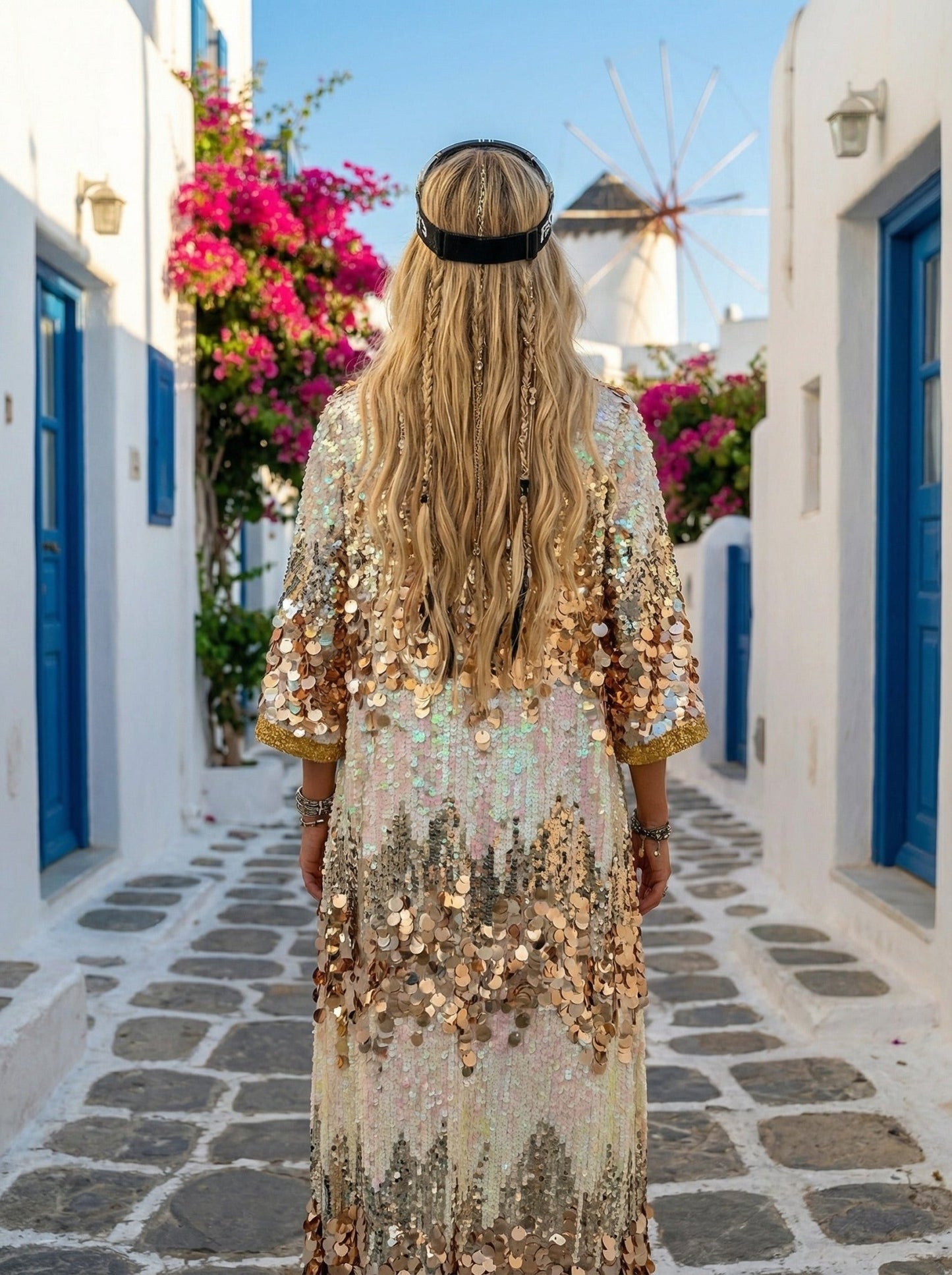 Sequin Kimono