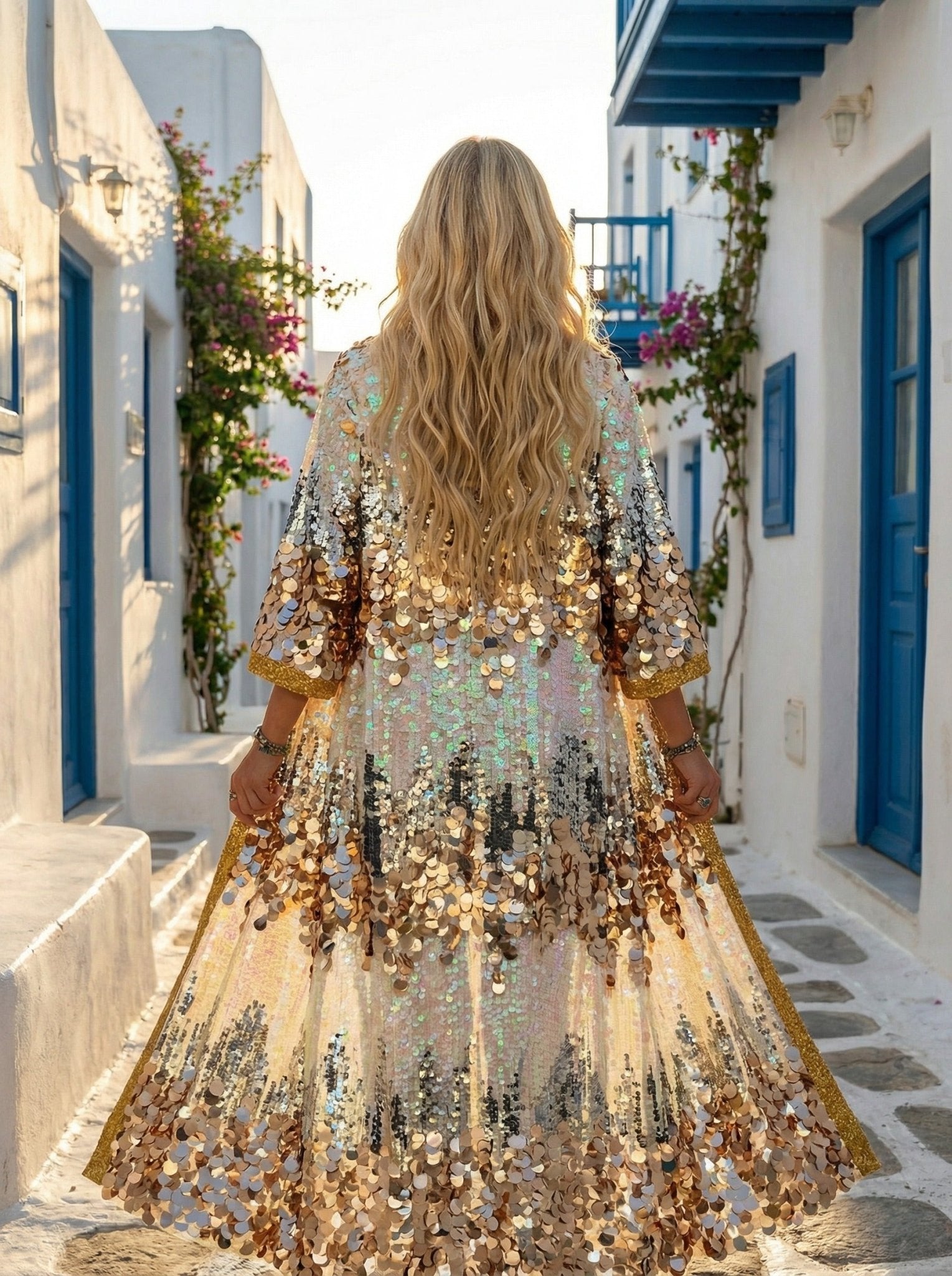 Sequin Kimono