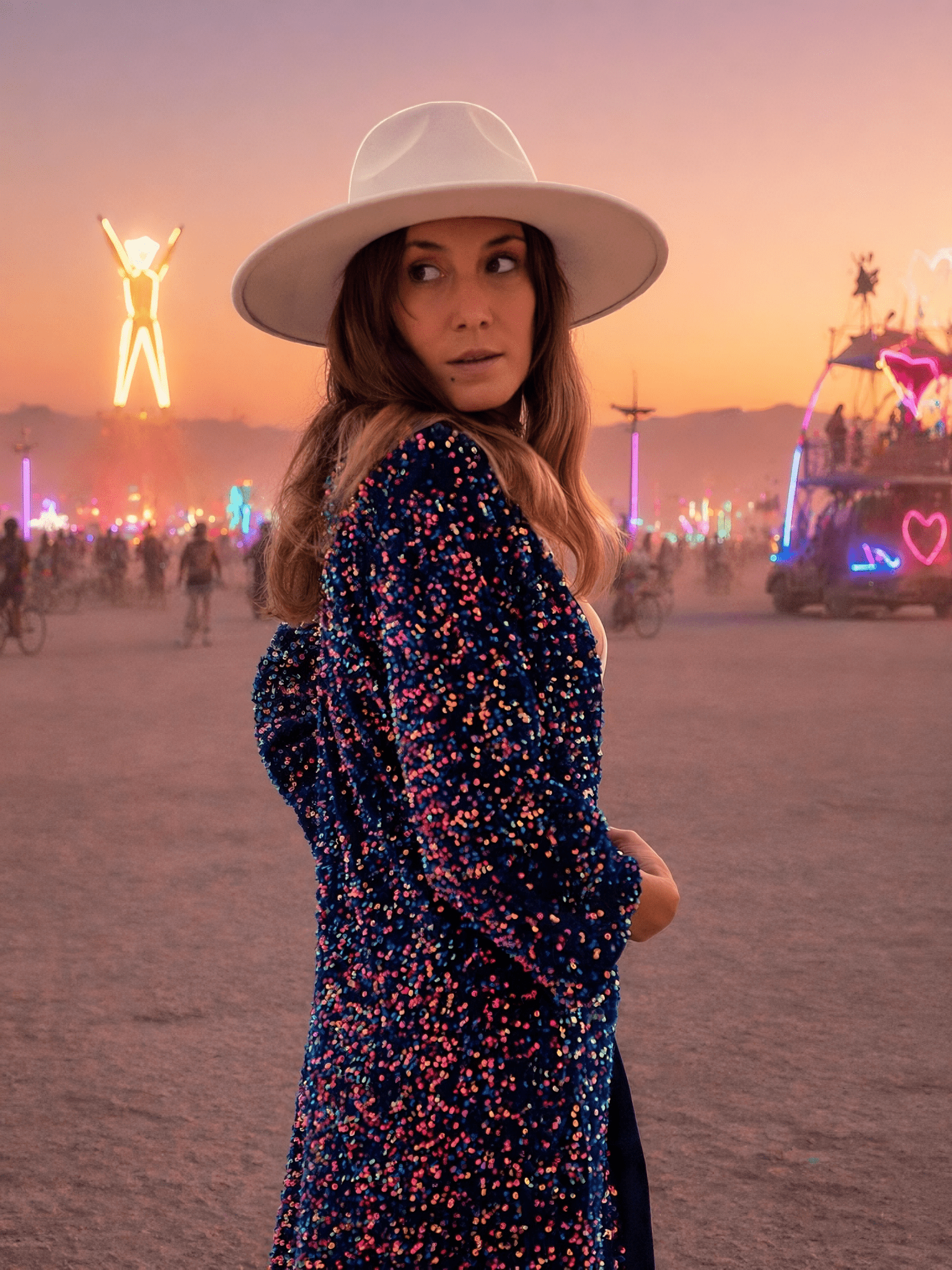 Sequin Kimono