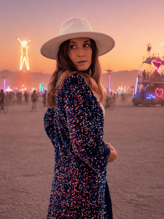 Sequin Kimono